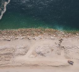 موج شکن حفاظت ساحلی عسلویه